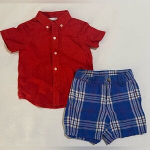 Janie and Jack Linen outfit